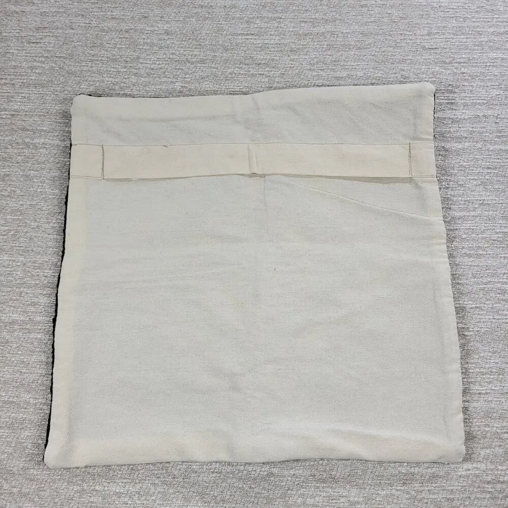Vintage Raw Wool Pillow Cover 17